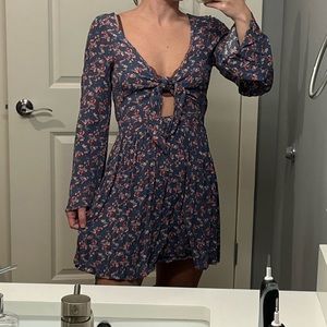 AE Floral Tie Dress
